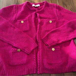 Lilly Pulitzer Pink Cardigan Sweater